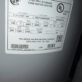 Close-up of a Reliance water heater data label highlighting the model and serial number for age verification.