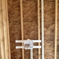 1B24D99E 90B1 4A78 A5C2 E4BB25290A4C b84fc833 205a 4c35 b0fa f6f9d3c605f9 In-wall laundry outlet box and vertical vent stack installation framed into stud wall.90B1 4A78 A5C2 E4BB25290A4C b84fc833 205a 4c35 b0fa f6f9d3c605f9